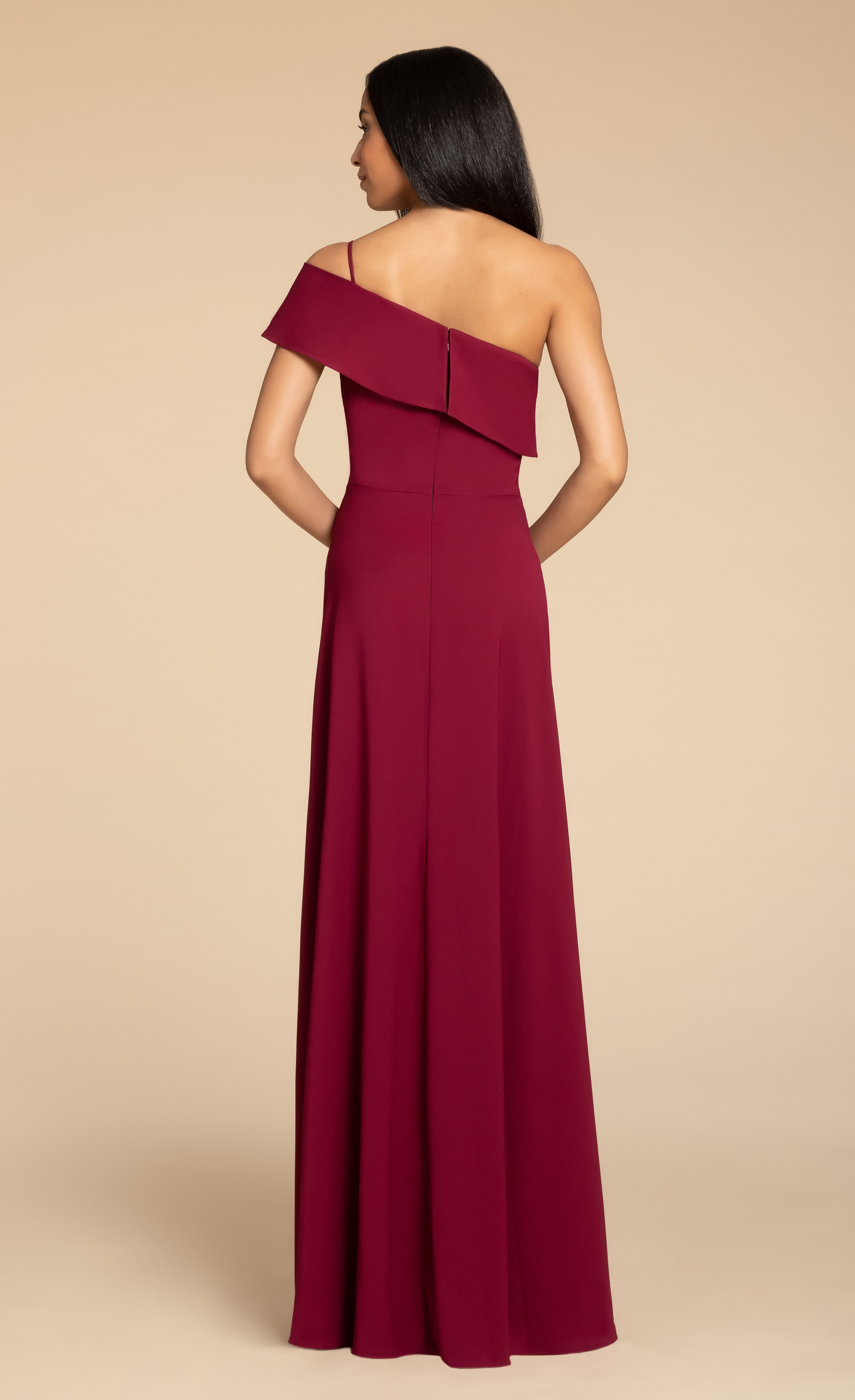 hayley paige crepe bridesmaid dresses