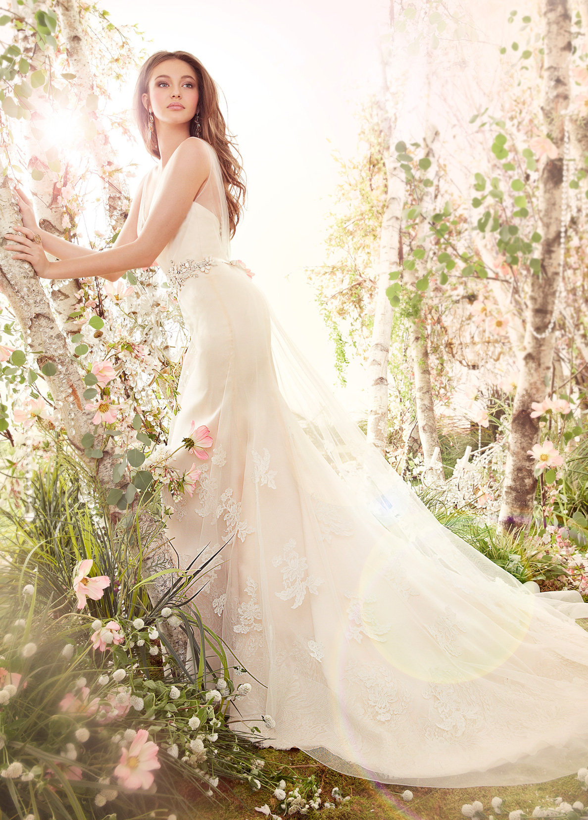 jim hjelm lace wedding dress