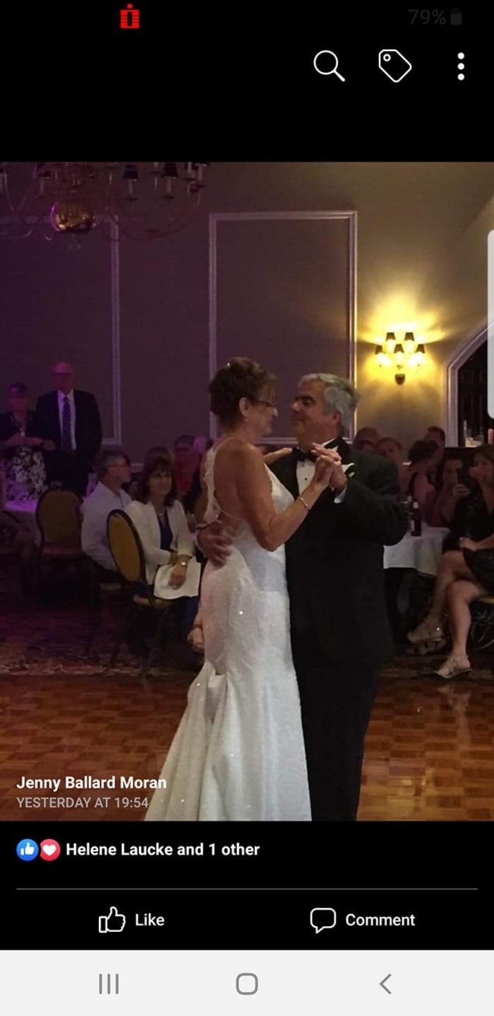 Our first dance as husband and wife. 