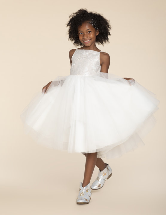 La Petite by Hayley Paige Style 52022 Della Flower Girl Dress