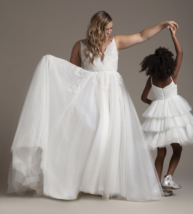 La Petite by Hayley Paige Style 52021 Dinah Flower Girl Dress