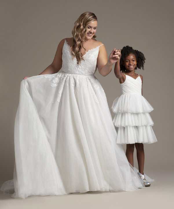 La Petite by Hayley Paige Style 52021 Dinah Flower Girl Dress