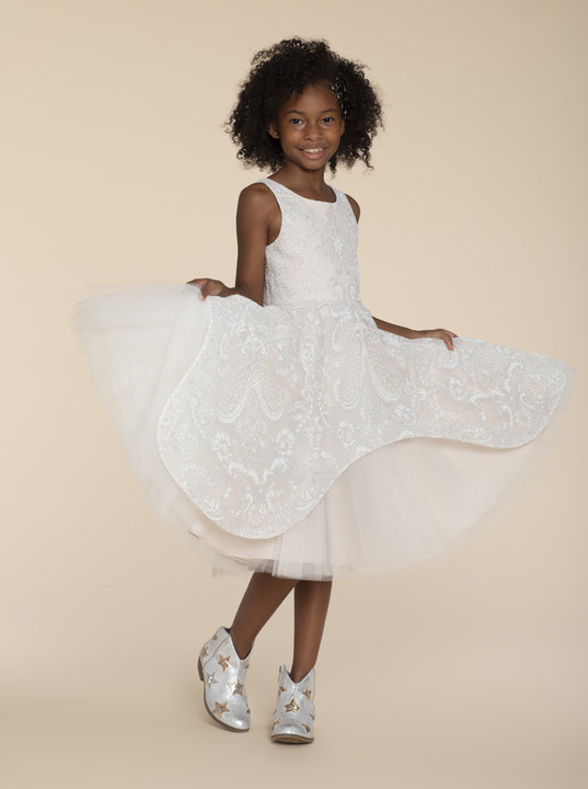 La Petite by Hayley Paige Style 52023 Maven Flower Girl Dress