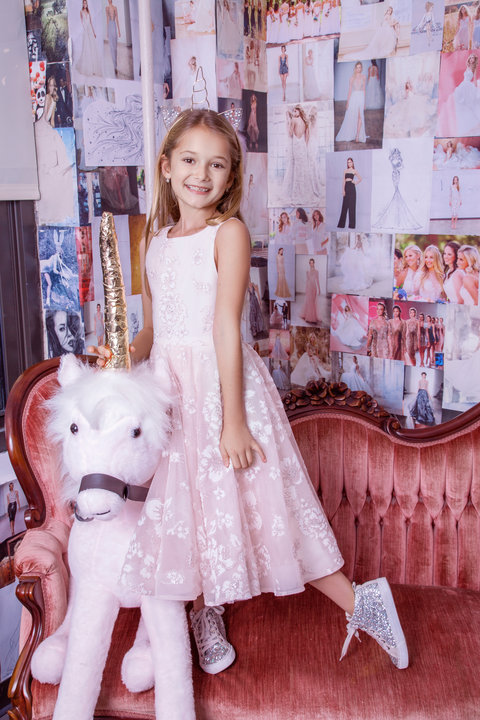 La Petite by Hayley Paige Style 5822 Eloise Flower Girl Dress