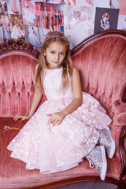 La Petite by Hayley Paige Style 5822 Eloise Flower Girl Dress