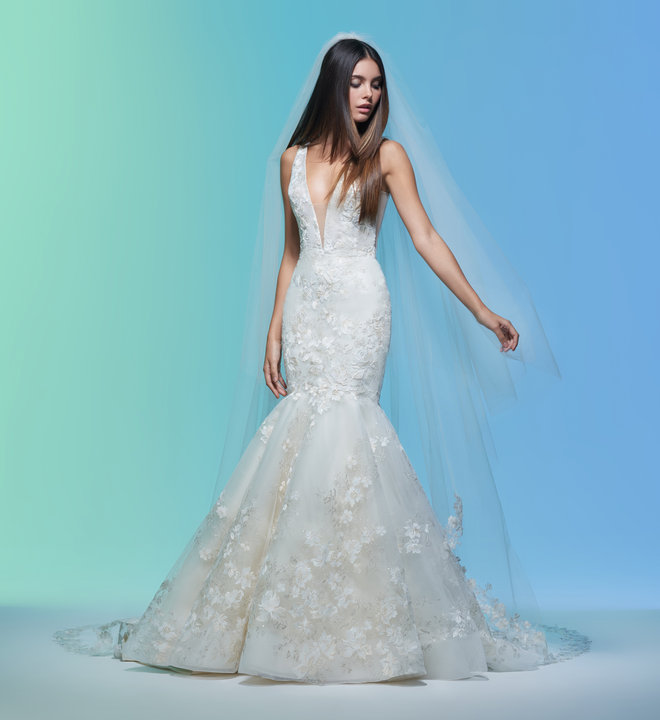 Lazaro Style 32001 Eavan Bridal Gown