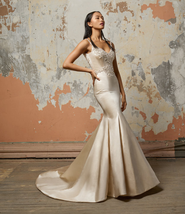 Lazaro Style Bardot 32201 Bridal Gown