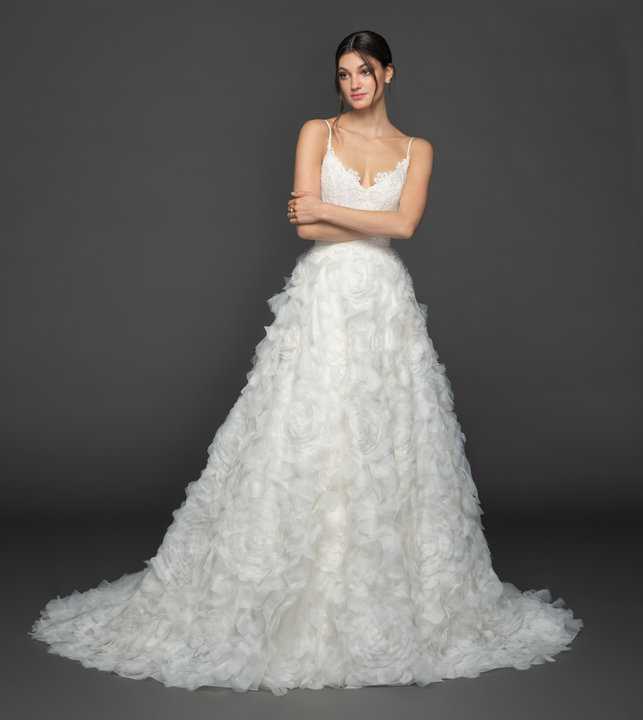 Lazaro Style 3950 Gardenia Bridal Gown