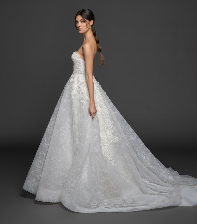 Lazaro Style 3957 Marigold Bridal Gown