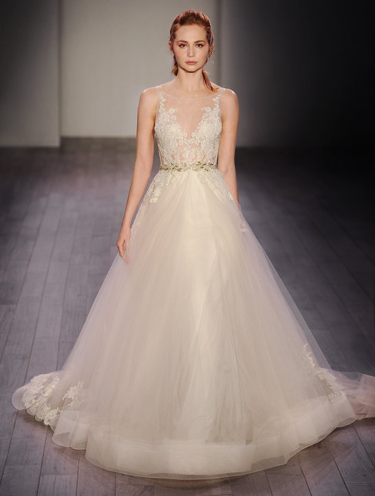 lazaro a line wedding dress